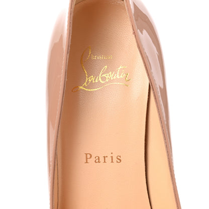 Christian Louboutin Patent Pigalle 85 Pumps 37 Nude 6 of 7