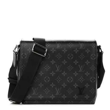 Louis Vuitton Monogram Eclipse District PM Black 1 of 9
