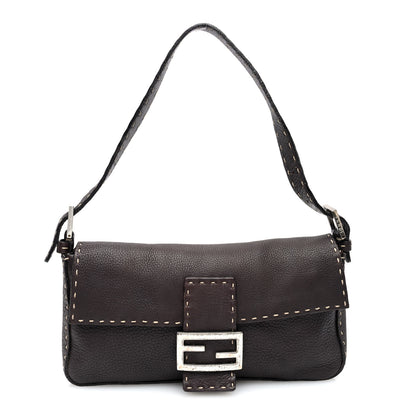 Fendi Cuoio Romano Selleria Baguette Testa di Moro 1 of 9