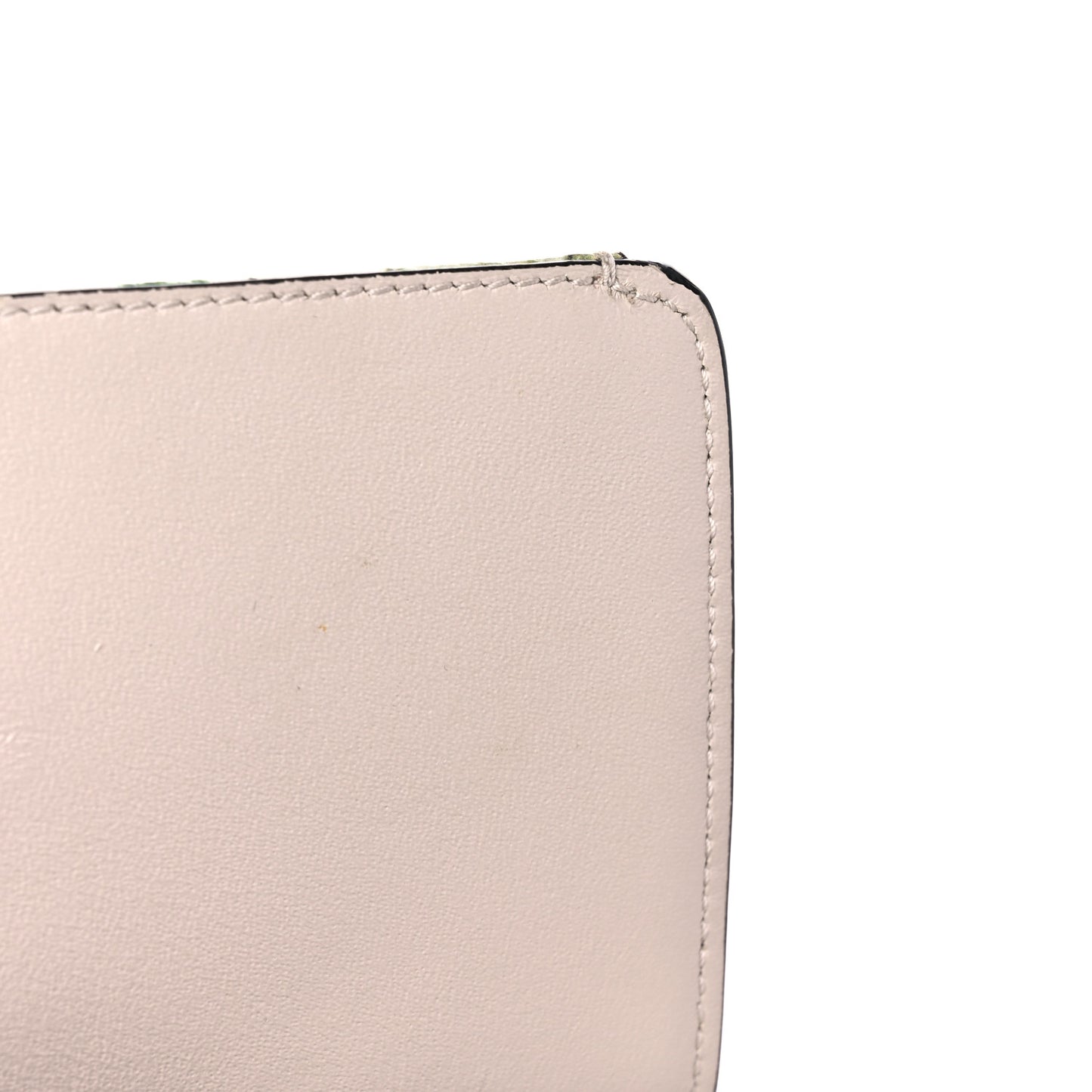 Calfskin Floral Print Trifolio Top Handle Bag Multicolor