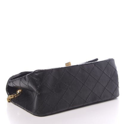 Chanel Aged Calfskin Quilted 2.55 Reissue Mini Flap Black 4 of 11