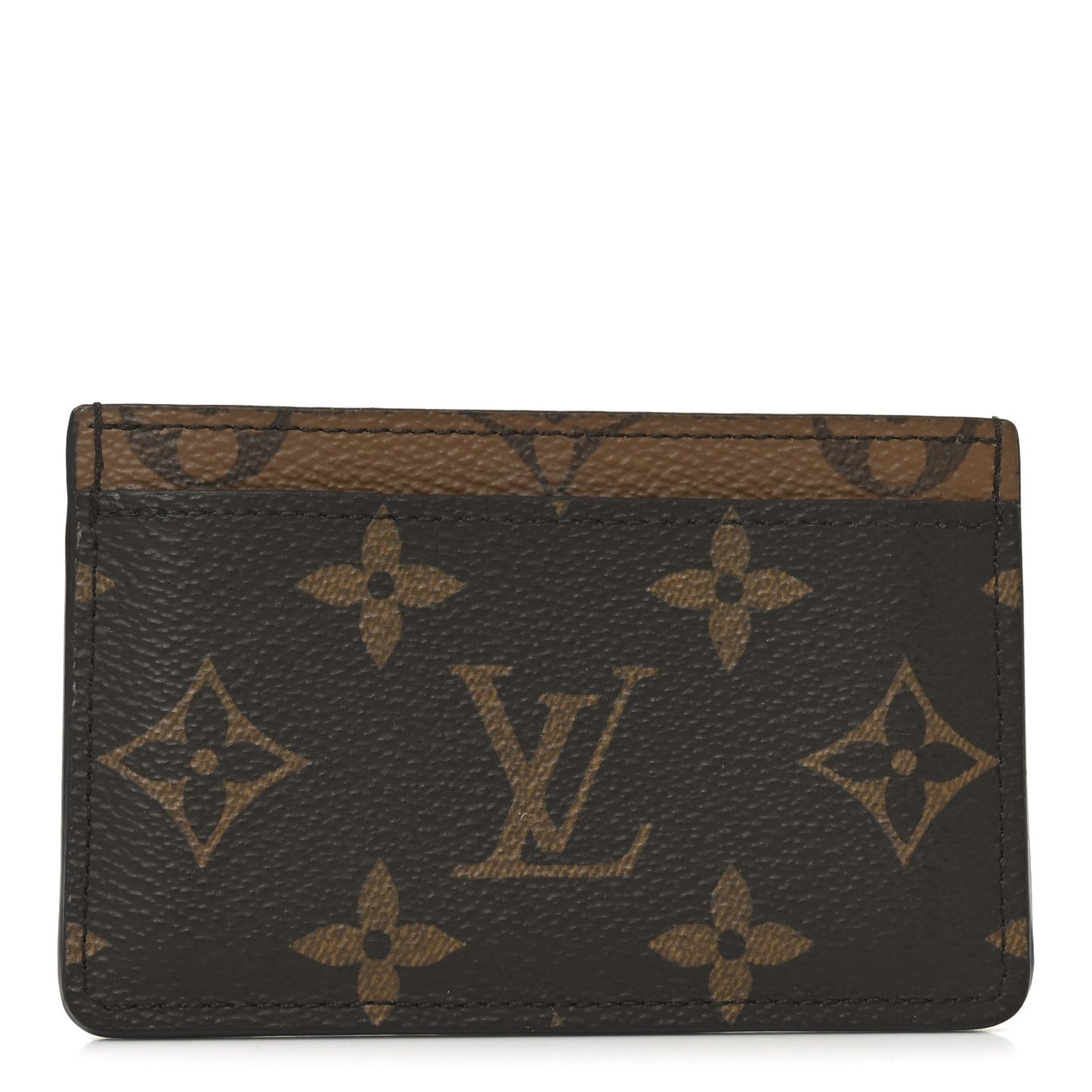 Reverse Monogram Card Holder