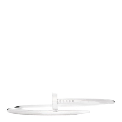 Cartier 18K White Gold Juste Un Clou Bracelet 19 1 of 4