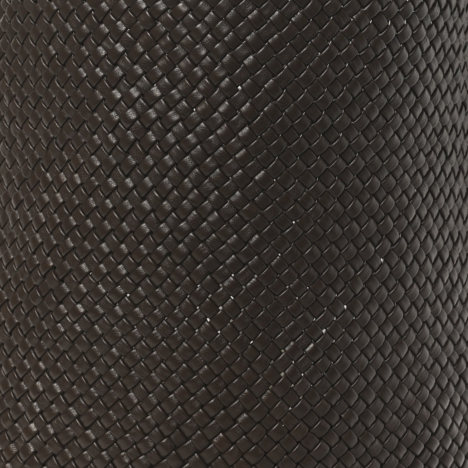 The Row Woven Calfskin Medium N/S Tote Bag Dark Brown 7 of 10