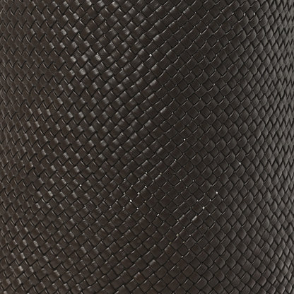 The Row Woven Calfskin Medium N/S Tote Bag Dark Brown 7 of 10
