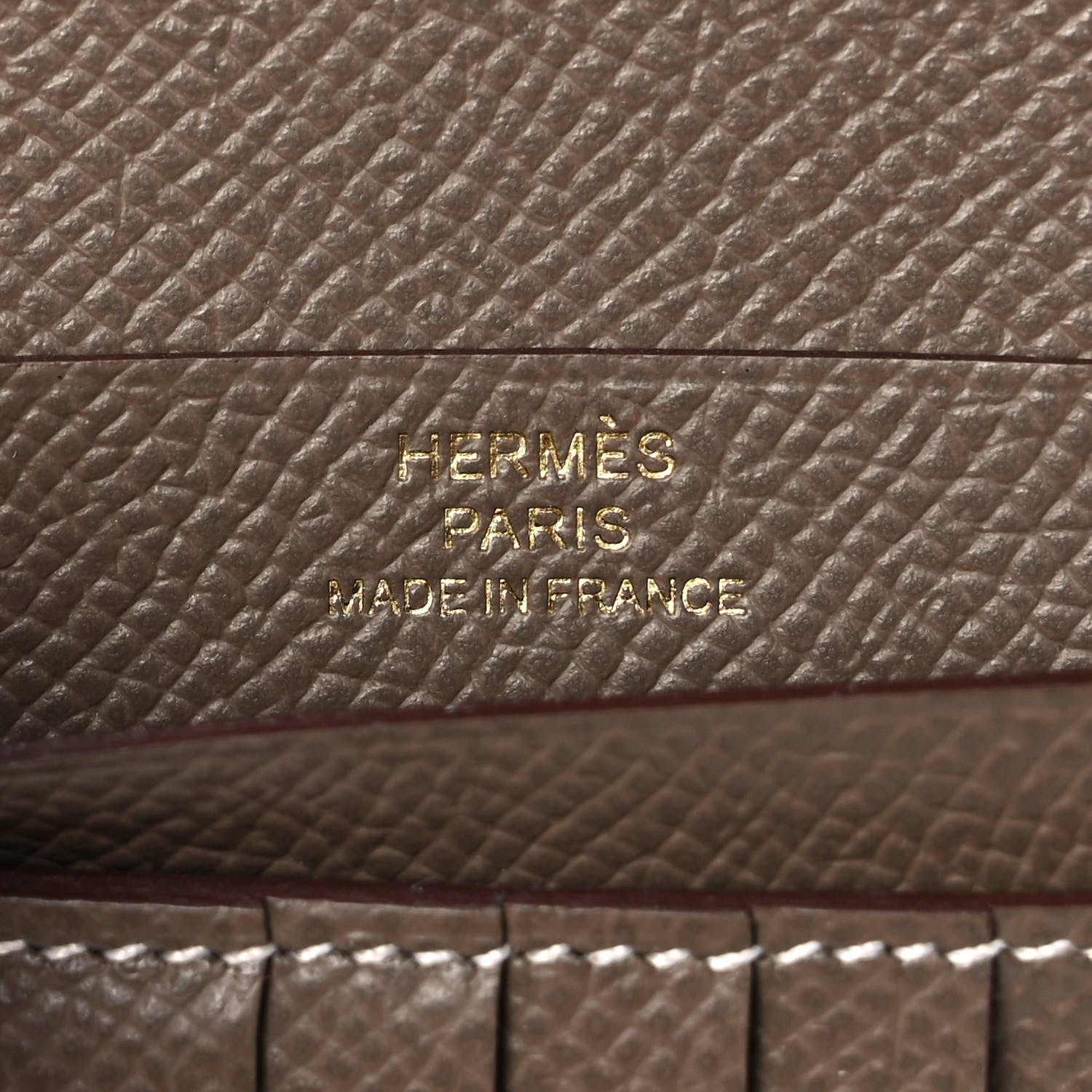 Hermes Epsom Bearn Compact Wallet Etoupe 8 of 12