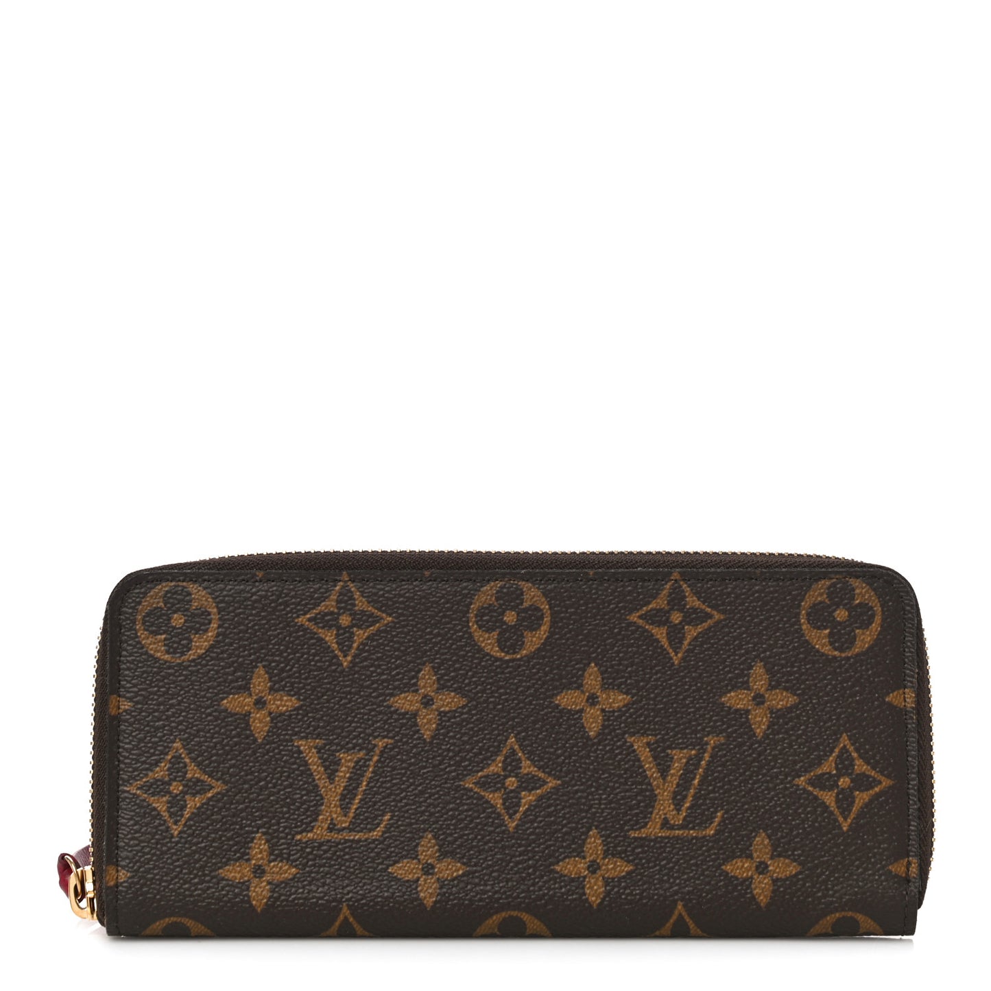 Monogram Clemence Wallet Fuchsia