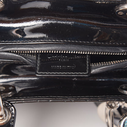 Christian Dior Patent Cannage Medium Lady Dior Black 5 of 11