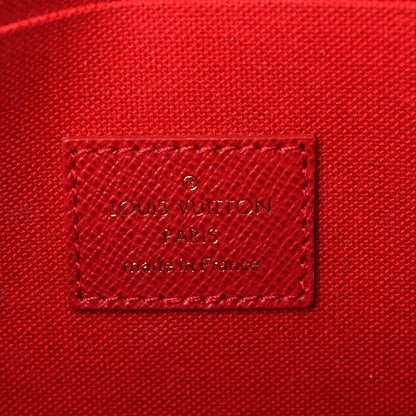 Louis Vuitton Damier Ebene Pochette Felicie Chain Wallet 6 of 6