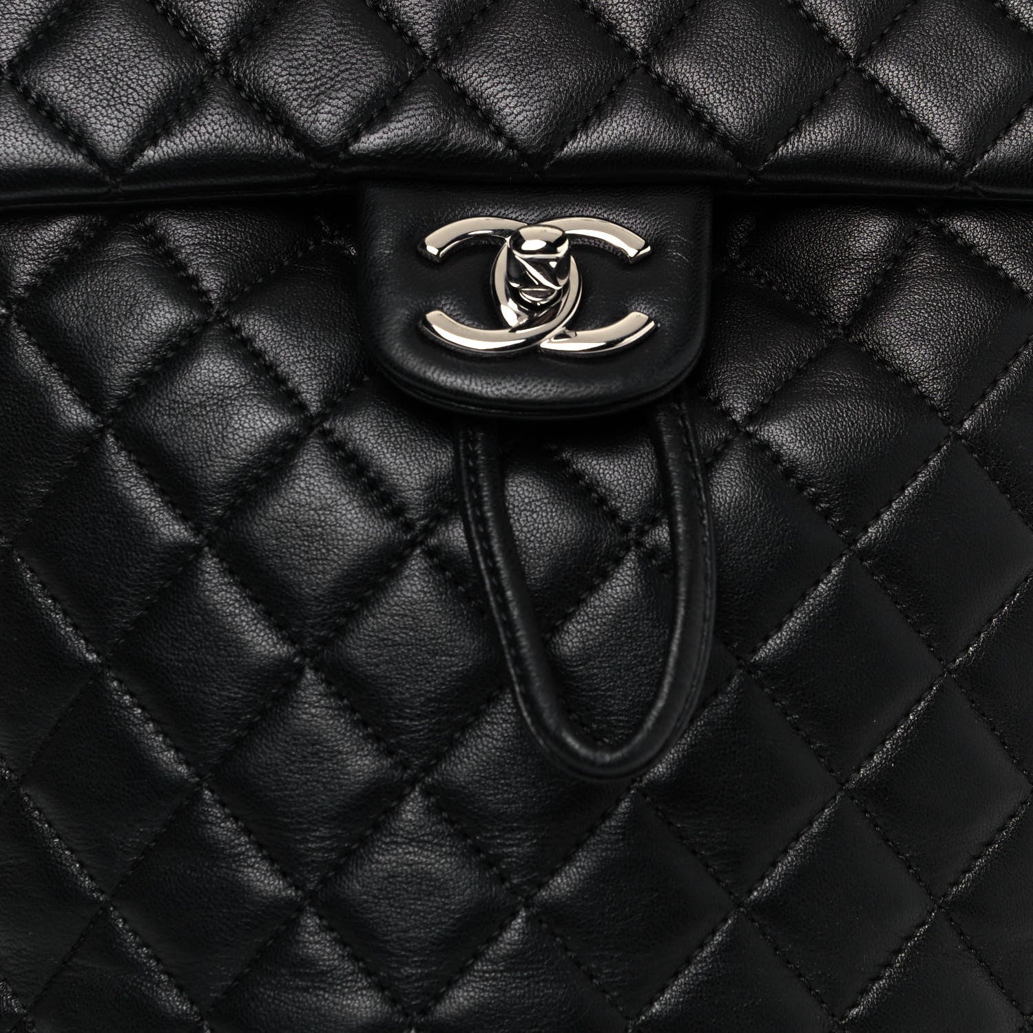 Chanel Lambskin Quilted Small Urban Spirit Backpack Black 8 of 12