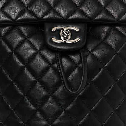 Chanel Lambskin Quilted Small Urban Spirit Backpack Black 8 of 12