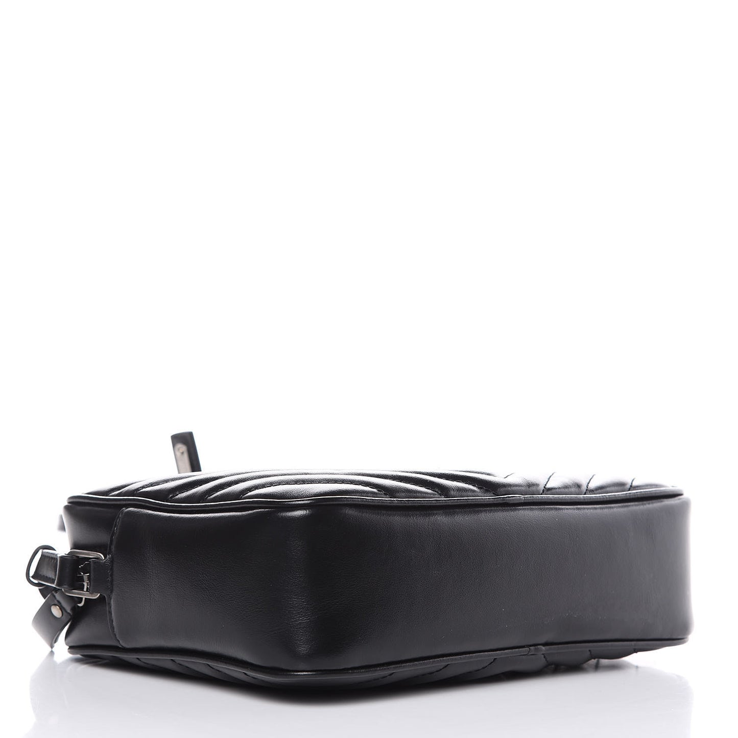 Calfskin Matelasse Monogram Lou Camera Bag Black