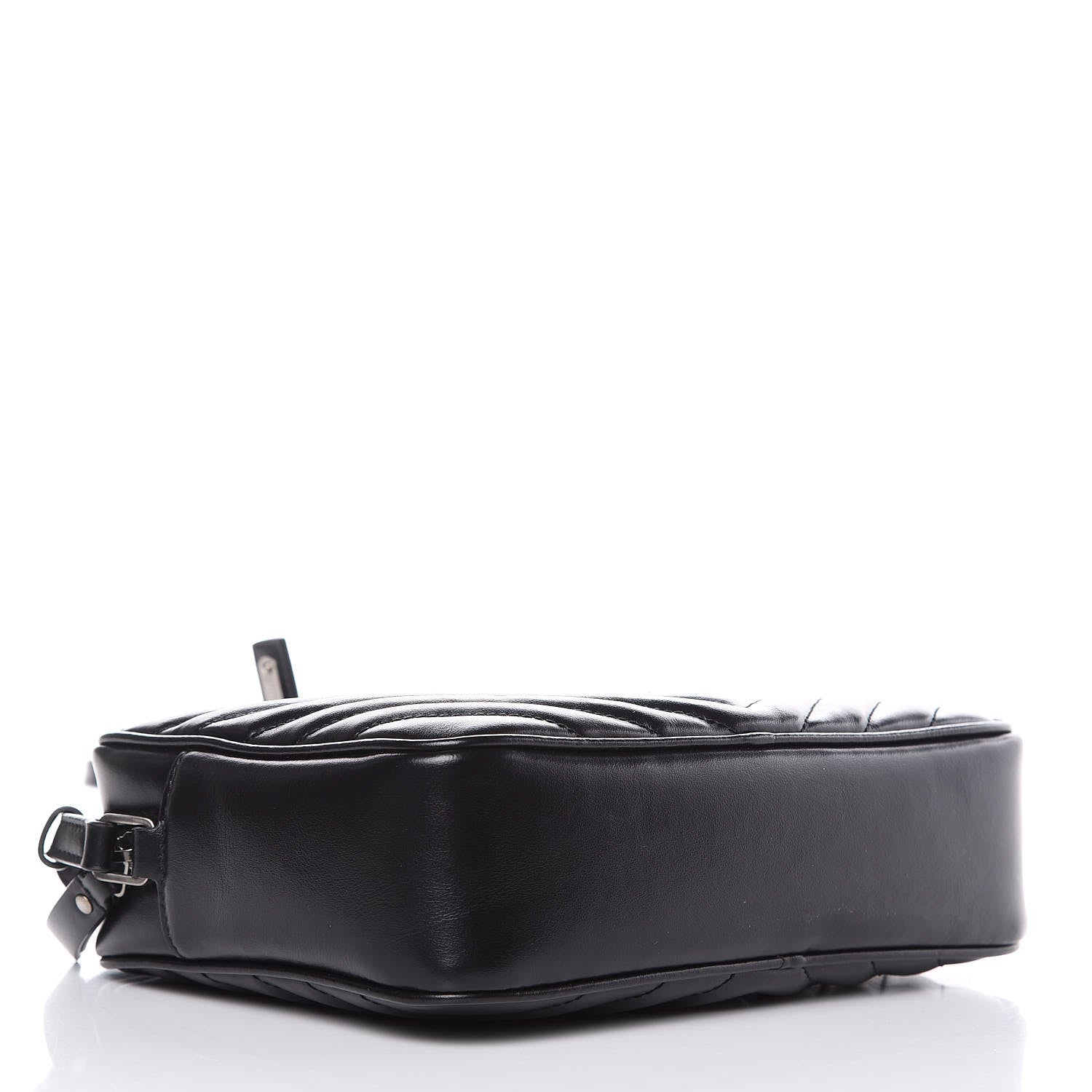 Saint Laurent Calfskin Matelasse Monogram Lou Camera Bag Black 4 of 12