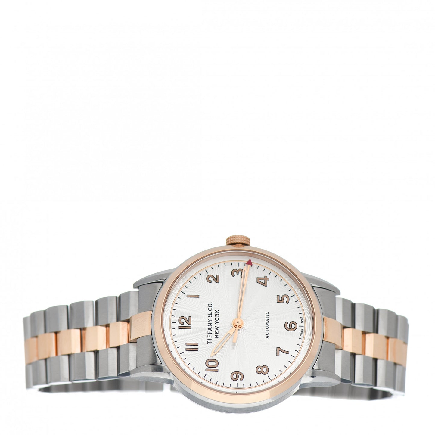 Stainless Steel 18K Rose Gold 40mm CT60 3-Hand Automatic Watch