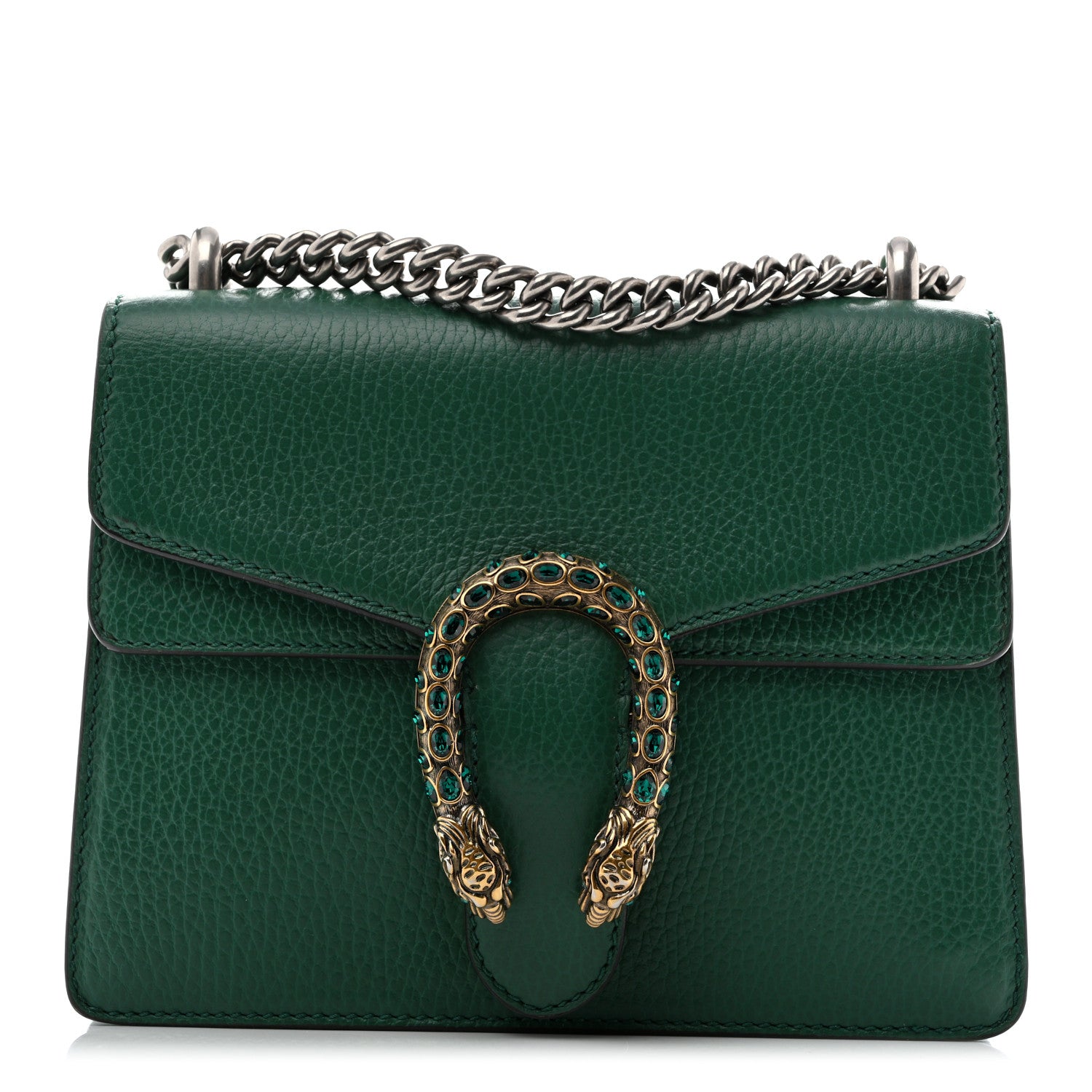Gucci Calfskin Mini Dionysus Shoulder Bag Emerald 1 of 11