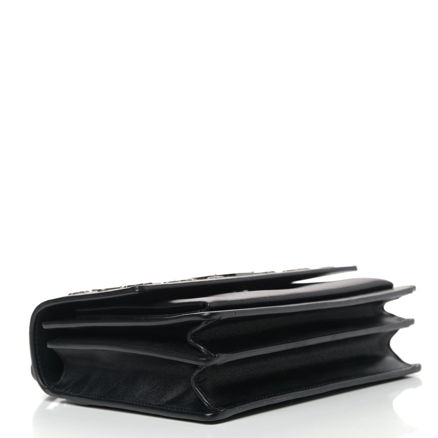 Calfskin Stars and Hearts Medium Monogram Sunset Black