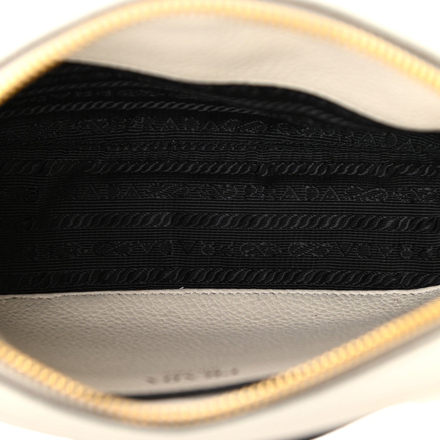 Vitello Phenix Logo Belt Bag Bianco