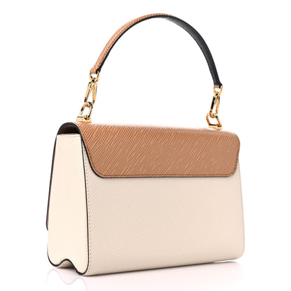 Louis Vuitton Epi Twist Top Handle Shoulder Bag MM Beige Camel 4 of 9
