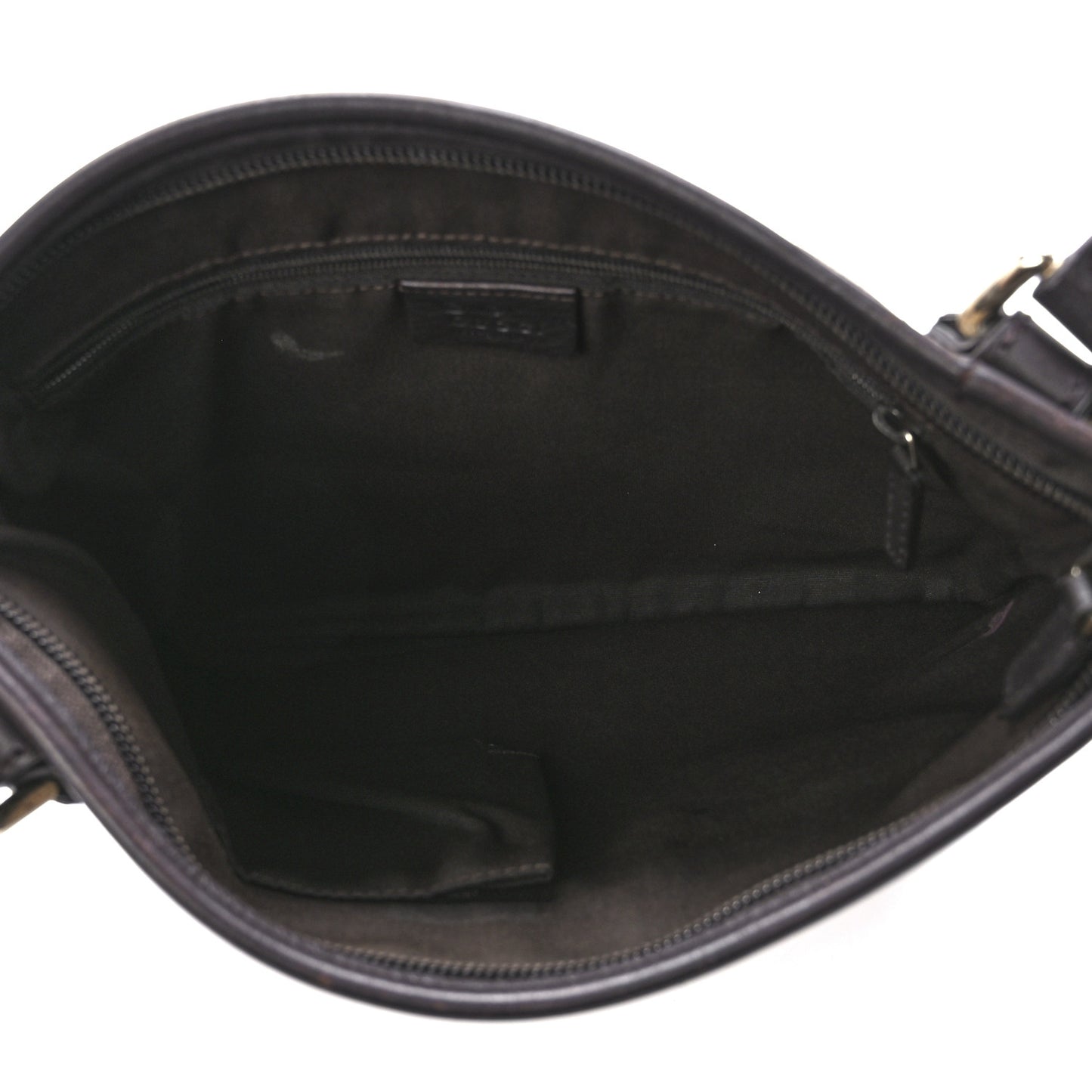 GG Plus Monogram Flat Messenger Beige Dark Brown