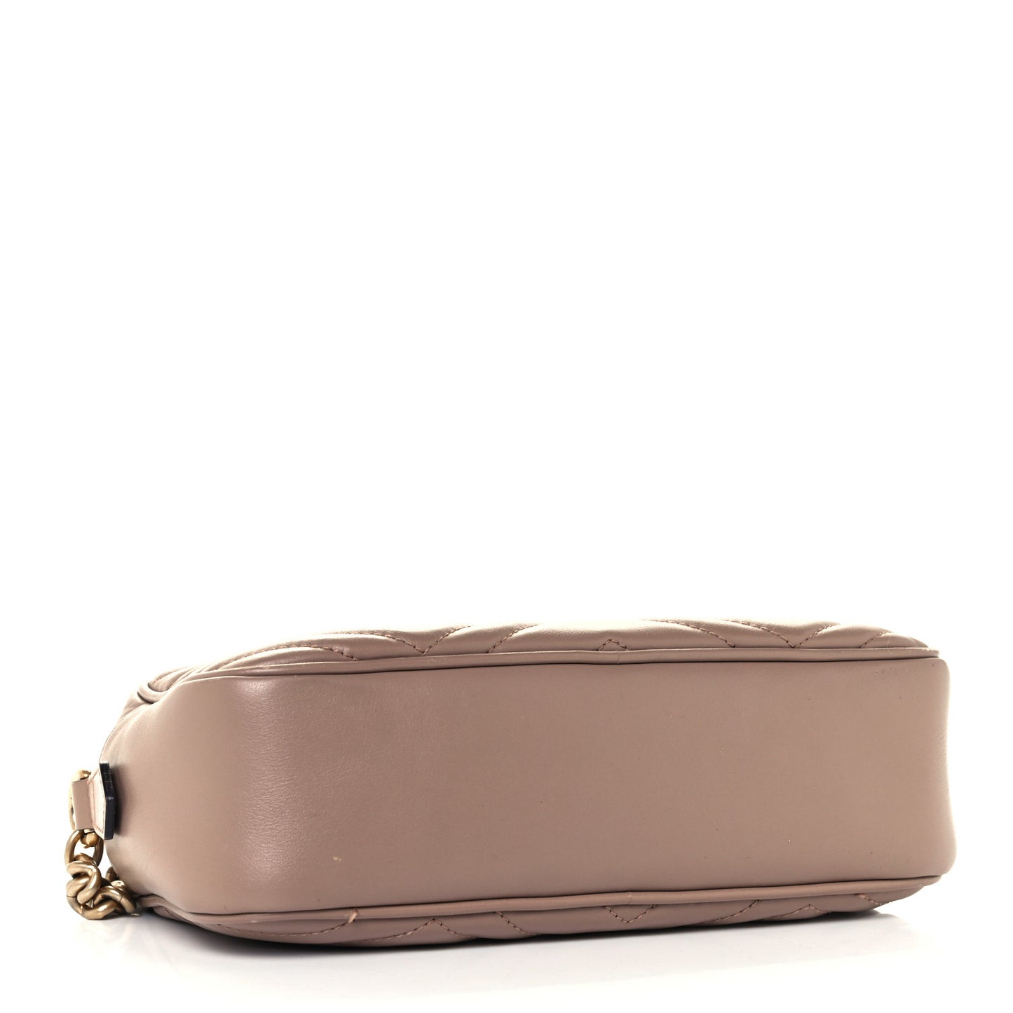 Calfskin Matelasse Small GG Marmont Chain Shoulder Bag Porcelain Rose