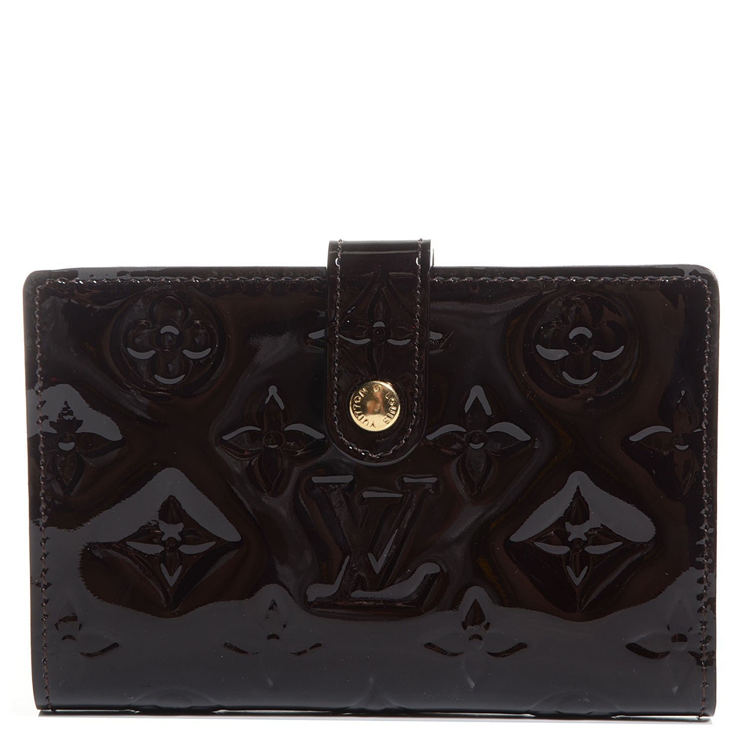 Louis Vuitton Vernis French Purse Wallet Amarante 1 of 9