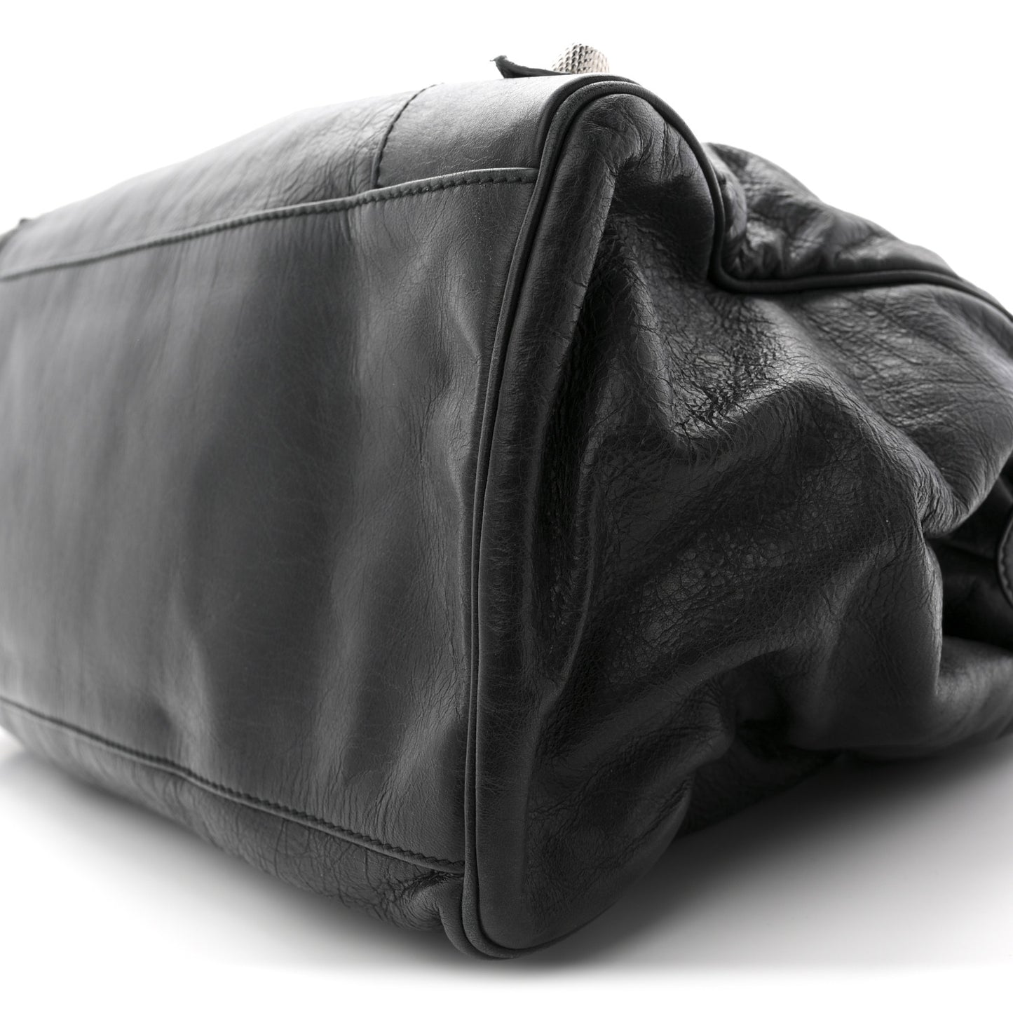 Agneau Giant 21 Silver Hardware Mid Day Black
