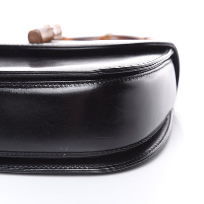 Gucci Calfskin Bamboo Top Handle Bag Black 14 of 17