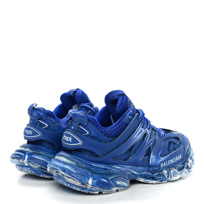 Balenciaga Mesh Nylon Womens Track Sneakers 35 Faded Blue 4 of 9