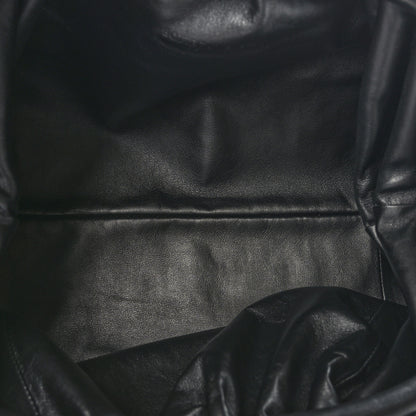 Bottega Veneta Smooth Butter Calf The Pouch Oversized Clutch Black 5 of 8