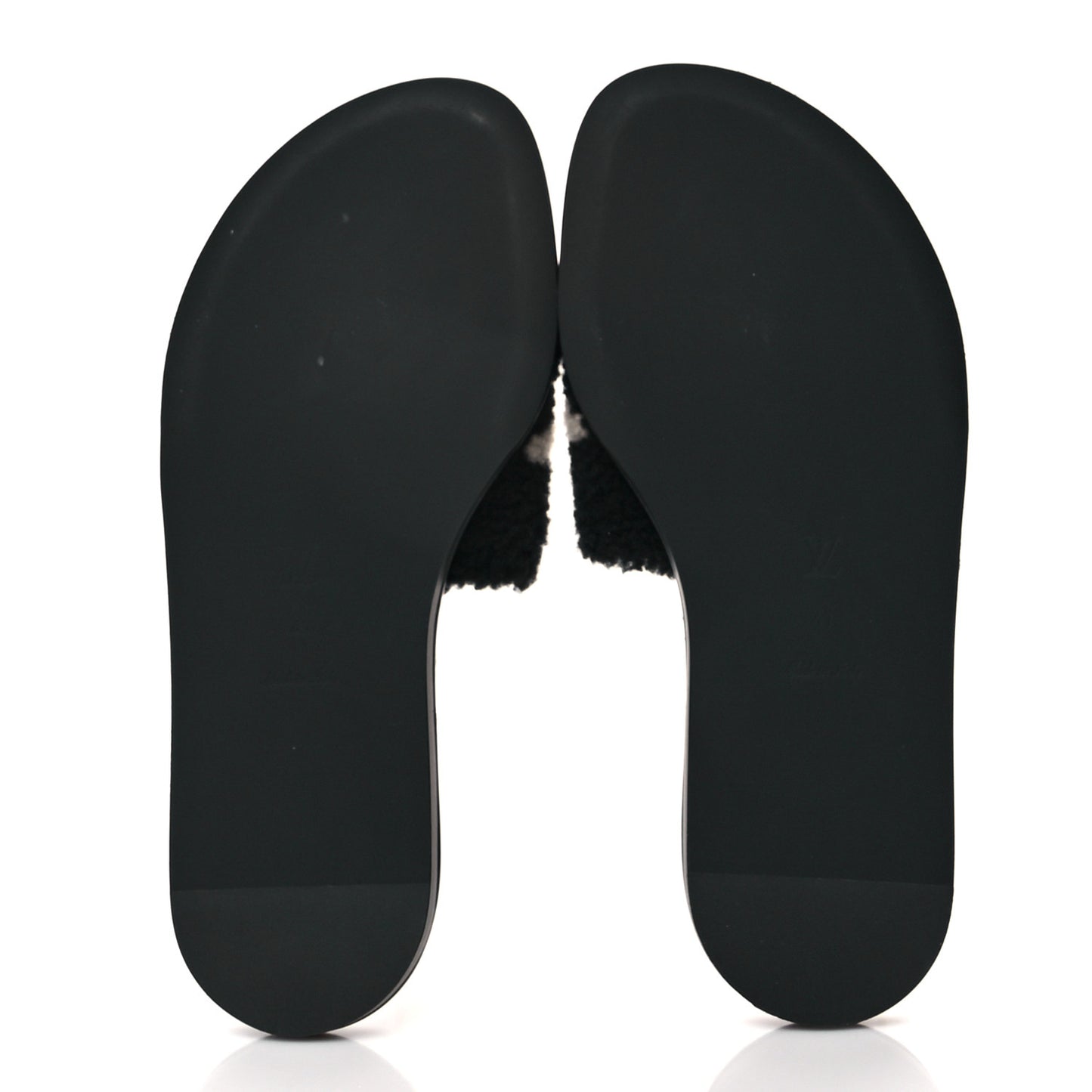 Shearling Magnetic Flat Mule 41 Black