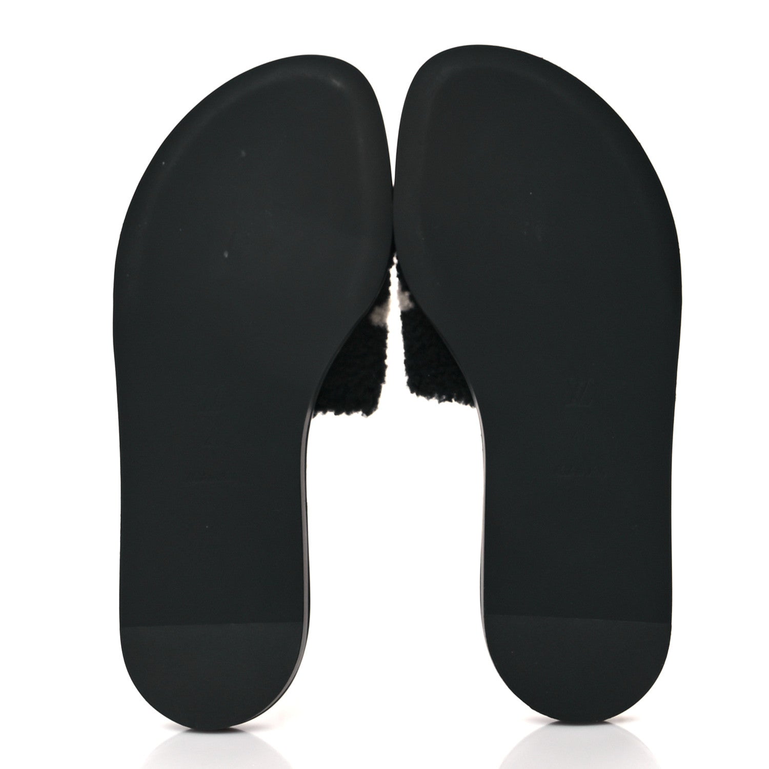 Louis Vuitton Shearling Magnetic Flat Mule 41 Black 5 of 9