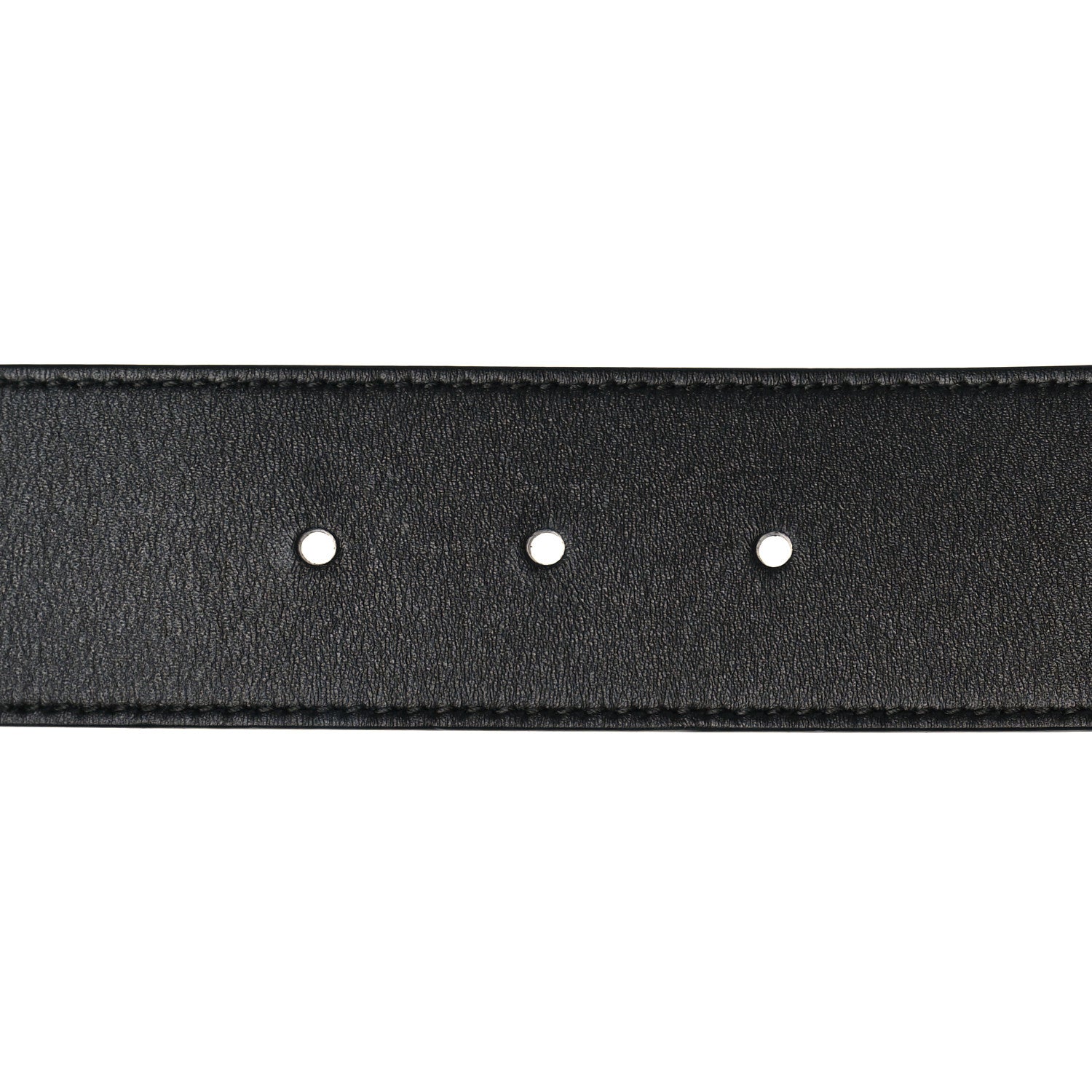 Gucci Calfskin Crystal Double G 40mm Belt 80 32 Black 5 of 5
