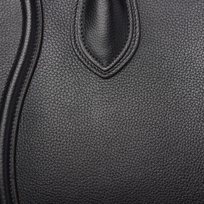 Celine Drummed Calfskin Mini Luggage Black 14 of 15