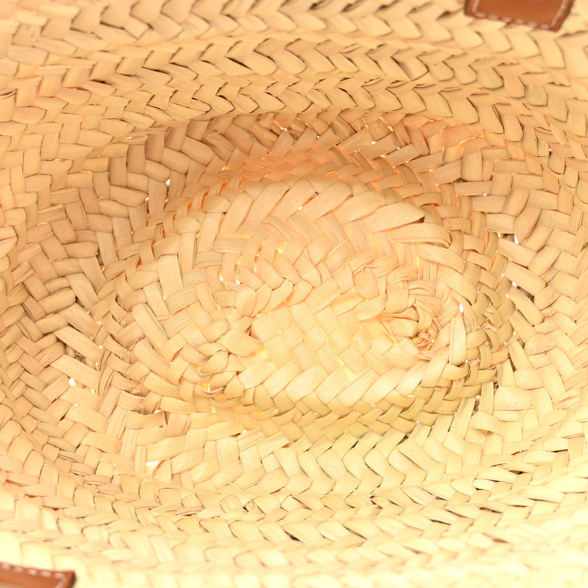 Loewe Raffia Small Basket Tote Bag Natural Tan 5 of 13