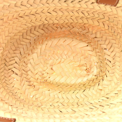 Loewe Raffia Small Basket Tote Bag Natural Tan 5 of 13