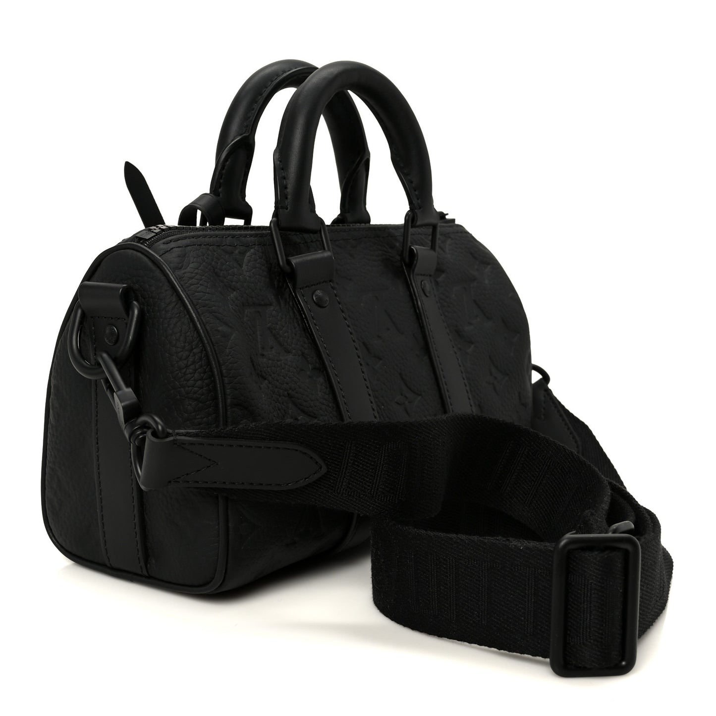 Monogram Taurillon Keepall Bandouliere 25 Black