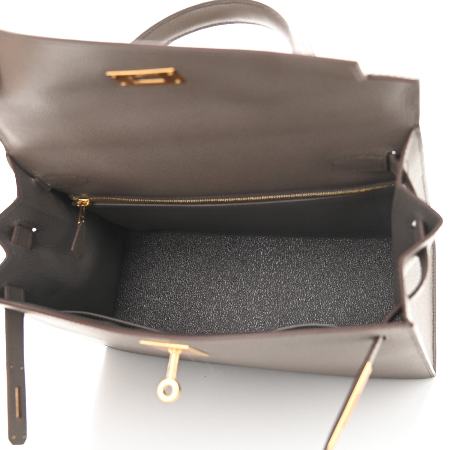 Hermes Epsom Kelly Sellier 28 Etain 5 of 11