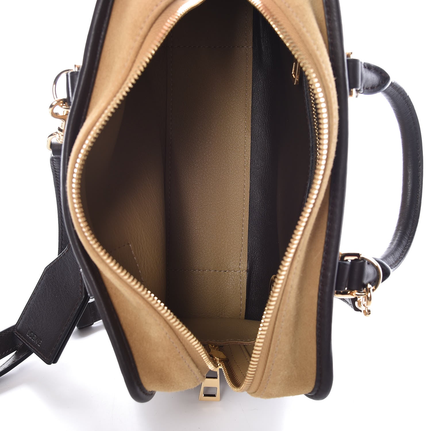 Loewe Suede Calfskin Amazona 23 Gold Brown 6 of 8