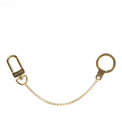 Louis Vuitton Metal Pochette Extender Key Ring Chain Gold 1 of 4