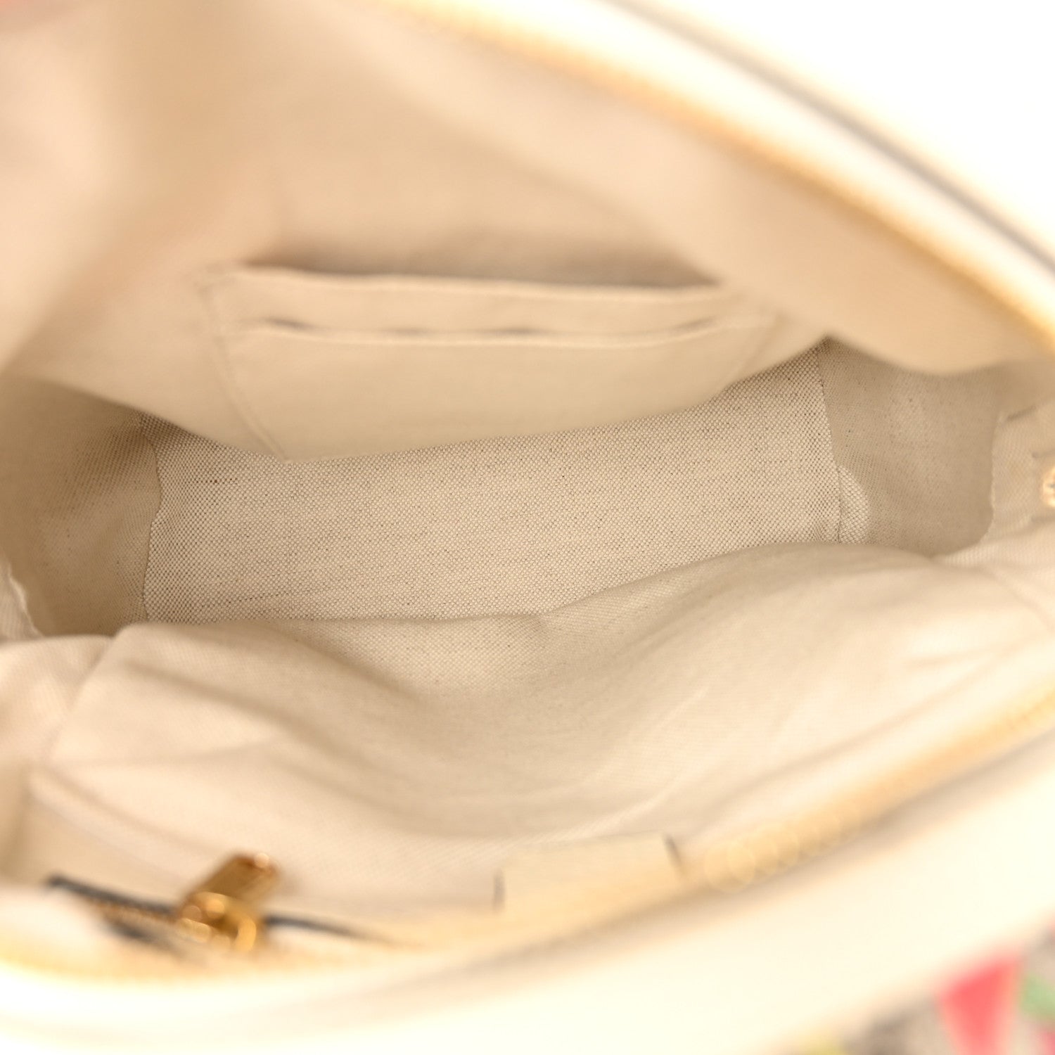 Gucci GG Supreme Monogram Flora Web Small Ophidia Day Backpack White 5 of 15