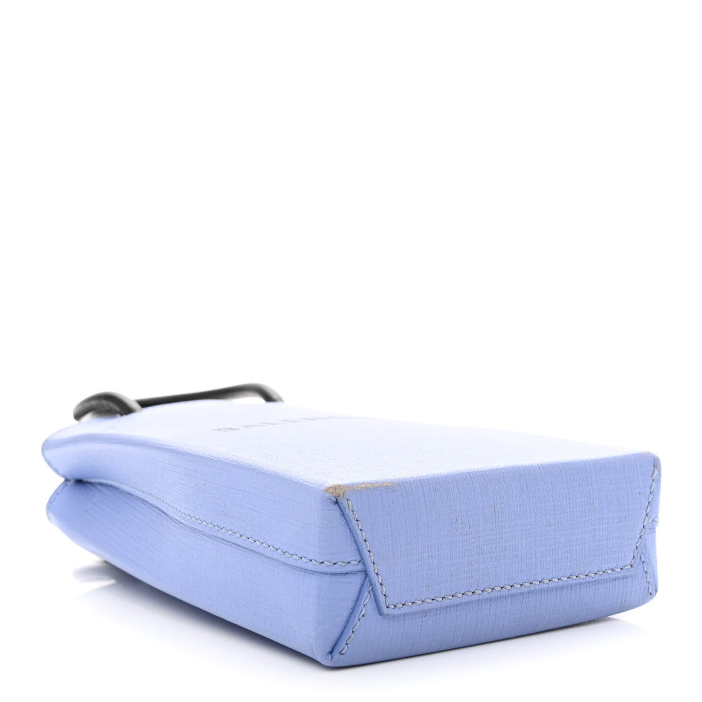 Squared Calfskin Logo Shopping Phone Holder Bag Light Purple