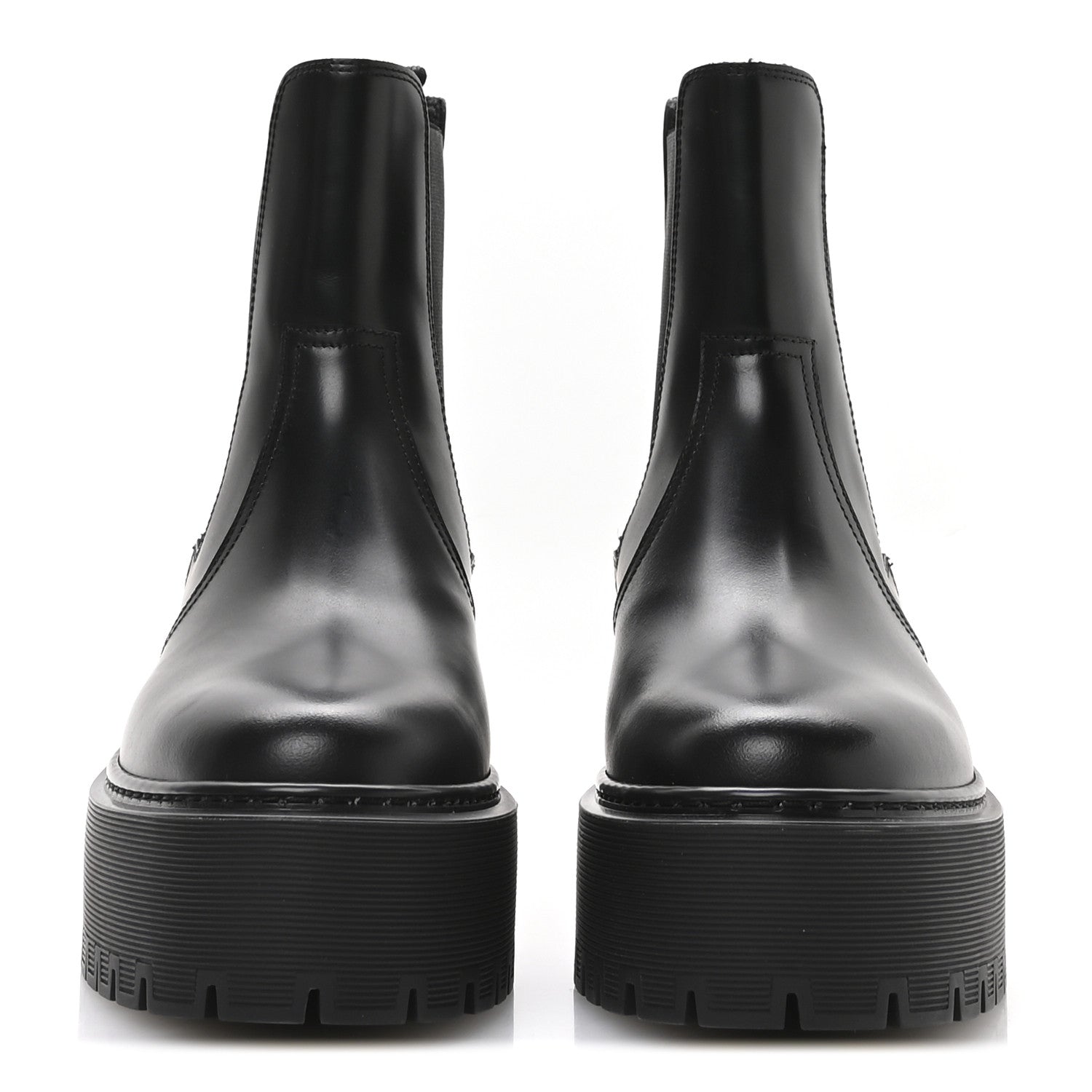 Hermes Calfskin Harrow Ankle Boots 35 Black 3 of 9