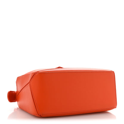 Loewe Satin Calfskin Small Puzzle Bag Orange 4 of 11