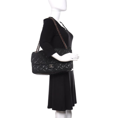 Chanel Iridescent Calfskin Jumbo In The Mix Flap Black 2 of 12