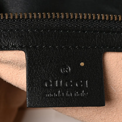 Gucci Calfskin Matelasse Studded Small Pearly GG Marmont Shoulder Bag Black 6 of 11