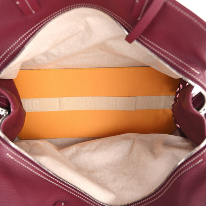 Goyard Goyardine Sac Hardy Pet Carrier PM Burgundy 6 of 14