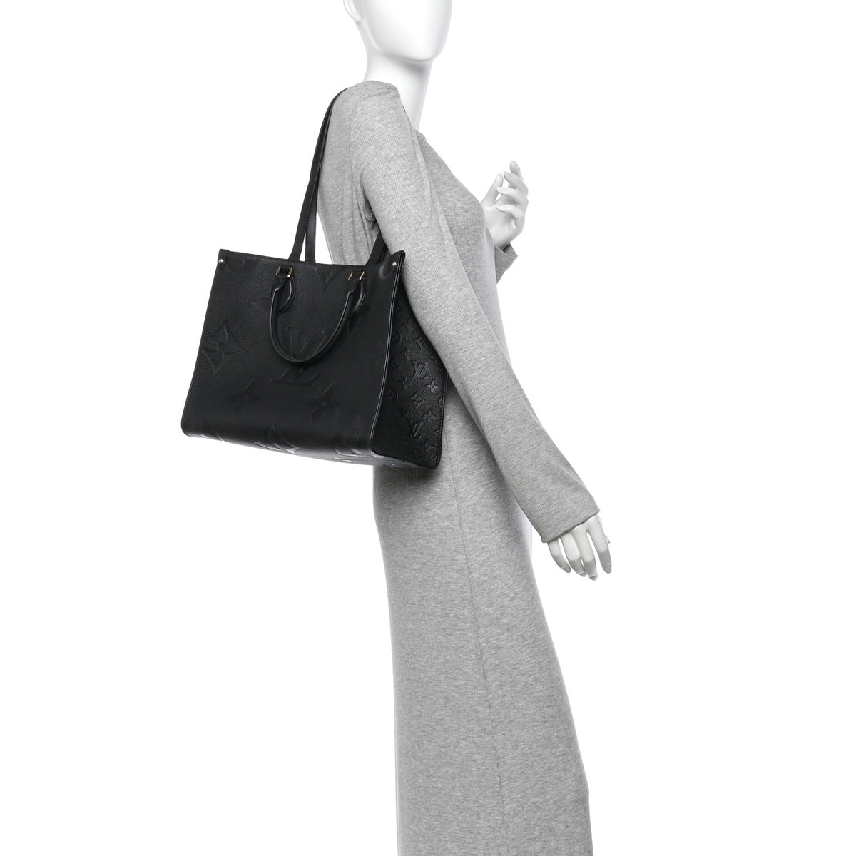 Louis Vuitton Empreinte Monogram Giant Onthego MM Black 2 of 11