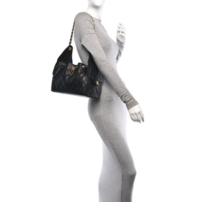 Chanel Caviar Quilted Small Chanel 25 Handbag Black 2 of 10