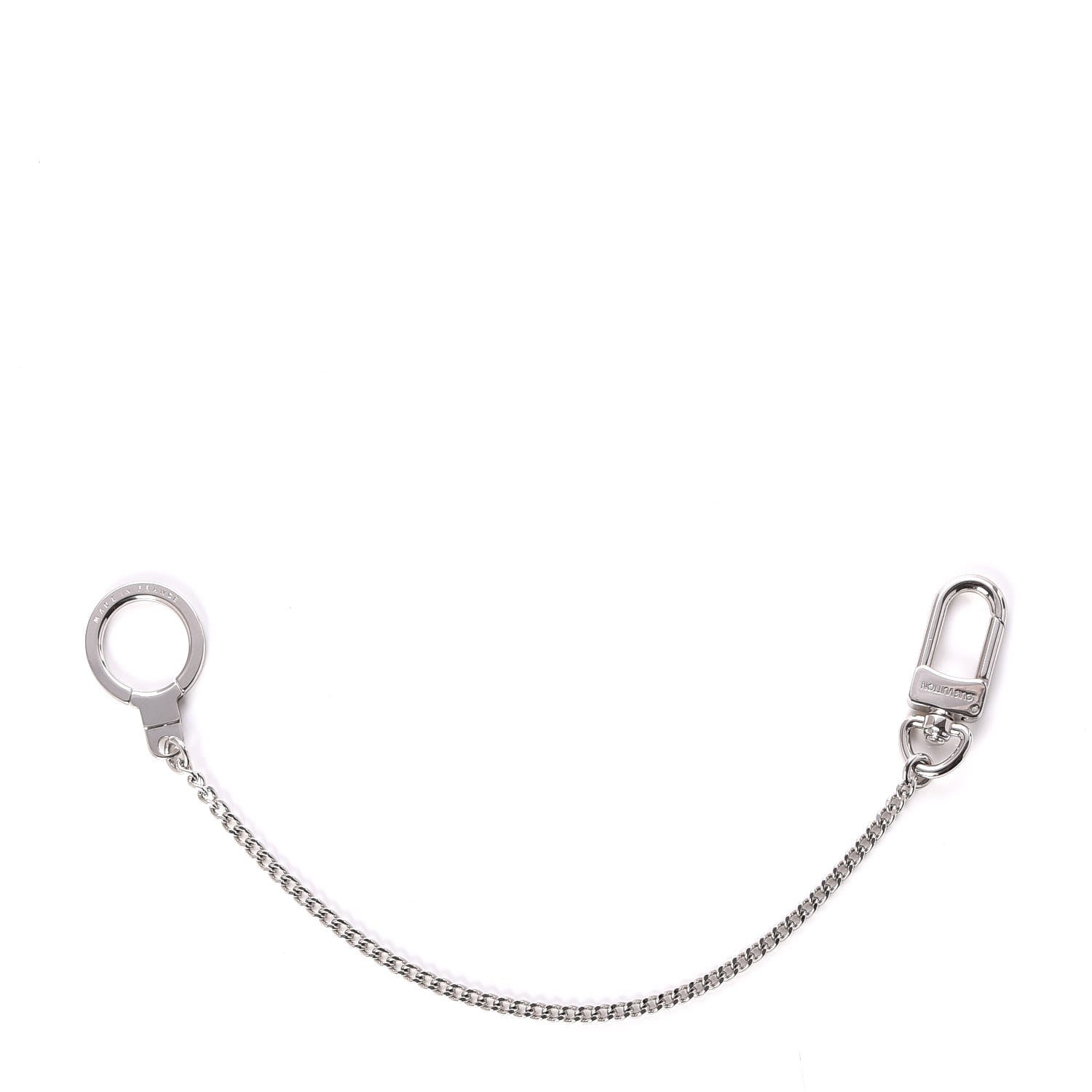 Louis Vuitton Pochette Extender Key Ring Chain Silver 1 of 5