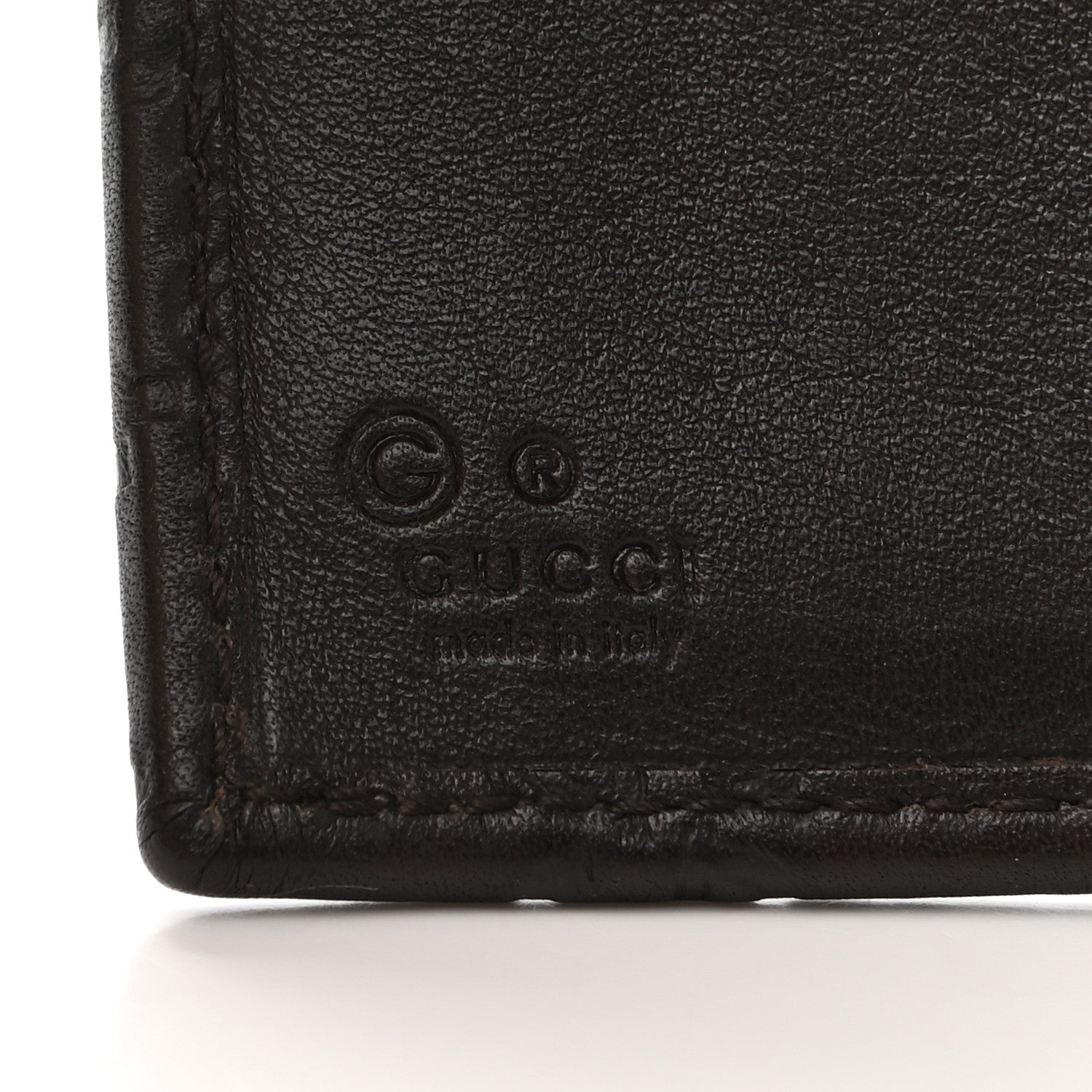 Gucci Guccissima Continental Flap Wallet Dark Brown 6 of 8